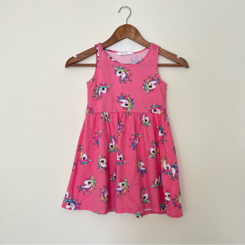 H&M Unicorn Print Sun Dress